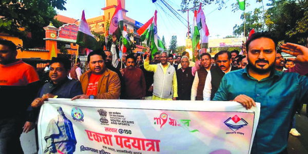 पटेल जयंती पर रन फॉर यूनिटी मार्च का आयोजन