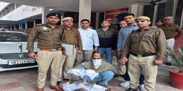 जींद : पांच पिस्तौल व दस जिंदा कारतूस के साथ बदमाश गिरफ्तार