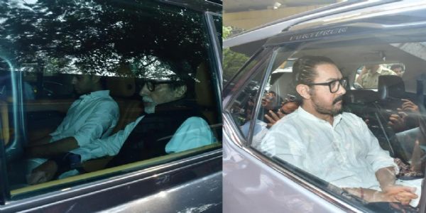 धर्मेंद्र के अंतिम संस्कार में उमड़ा बॉलीवुड