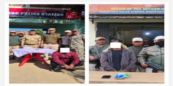 मणिपुर में दो अलग-अलग अभियानों में दो ड्रग पेडलर गिरफ्तार