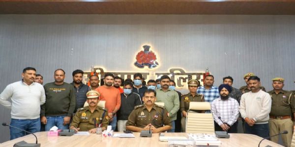 सीतापुर : हाईवे पर डीजल चोरी करने वाले अंतर्जनपदीय गिरोह के सात सदस्य गिरफ्तार