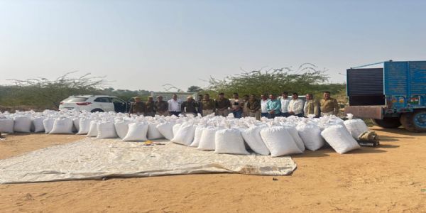 डोडा पोस्त तस्करों पर सर्जिकल स्ट्राइक : 22 क्विंटल से अधिक अवैध डोडा पोस्त बरामद