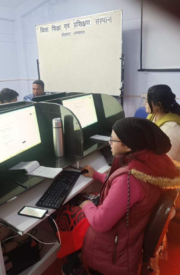 डाइट लोहाघाट में आयोजित प्रशिक्षण