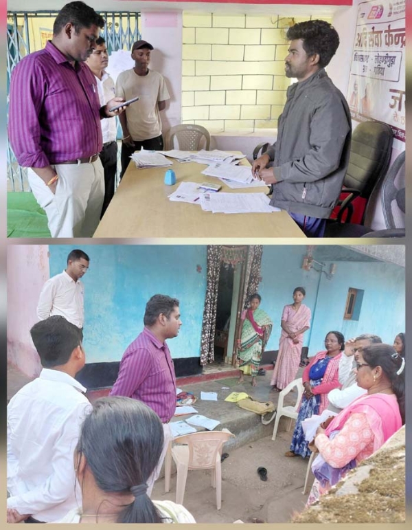 कलेक्टर ने लोहंडीगुड़ा क्षेत्र के मतदाताओं से सीधा संवाद कर परखी एसआईआर की गुणवत्ता