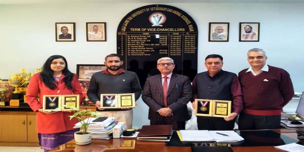 हिसार के वैज्ञानिकों को अंतरराष्ट्रीय सम्मेलन में मिला सम्मान