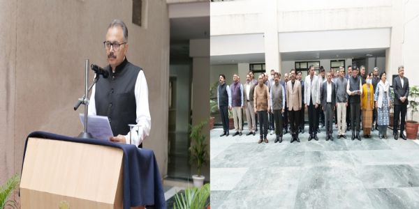 संविधान दिवस–2025 : पुलिस मुख्यालय में डीजीपी ने शपथ दिलाई