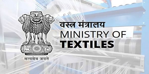 वस्‍त्र मंत्रालय के लोगो का प्रतीकात्‍मक चित्र