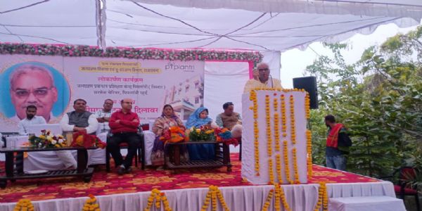 राजसमंद के पिपलांत्री में पहुंचे शिक्षा मंत्री