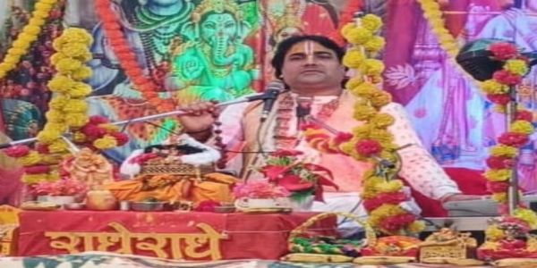 श्रीकृष्ण बाल लीलाओं से गुंजा मंदिर, भागवत कथा में भक्ति का उमड़ा सागर