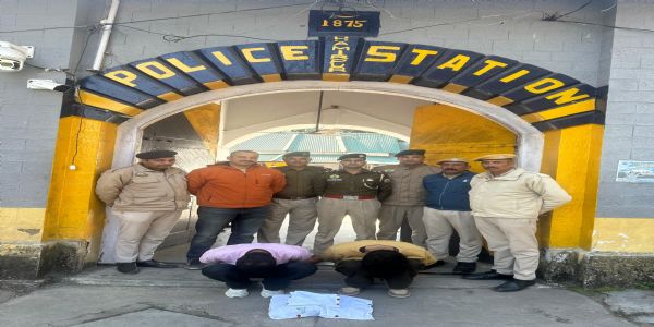 हमीरपुर पुलिस को बड़ी सफलता, 10 लाख रुपये के चिट्टे के साथ दो नशा तस्कर गिरफ्तार