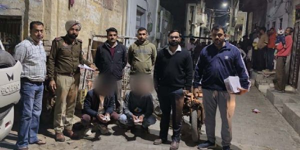 सिरसा: अठारह लाख रुपये की हेरोइन सहित दो तस्कर गिरफ्तार