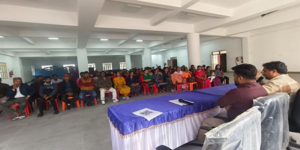 जिला स्तरीय युवा उत्सव के आयोजन की सफलता को लेकर हुई बैठक