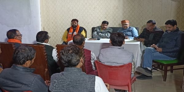 भाजपा के शक्ति केंद्रों पर एसआईआर को लेकर ताबड़तोड़ बैठकों का आयोजन