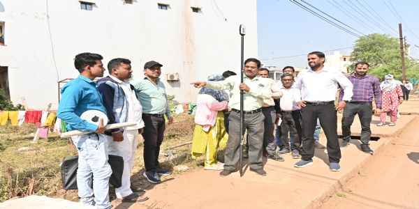 धमतरी में नक्शा प्रोजेक्ट के तहत ग्राउंड ट्रूथिंग कार्य शुरू