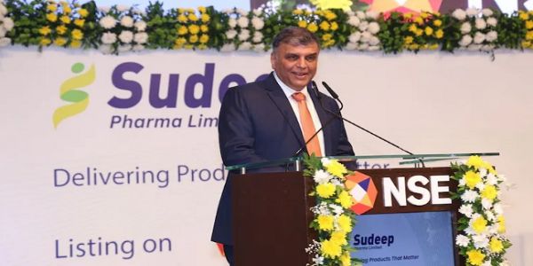 सुदीप फार्मा का शेयर निर्गम मूल्य से करीब 24 फीसदी की बढ़त के साथ सूचीबद्ध