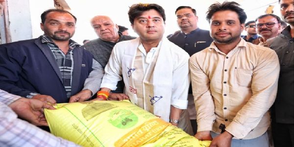 अन्नदाता को किसी प्रकार की असुविधा बर्दाश्त नहीं : ज्योतिरादित्य सिंधिया