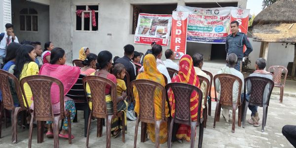 कमलदाहा और ढोलबज्जा में एसडीआरएफ ने आपदा प्रबंधन को लेकर दिया विशेष प्रशिक्षण