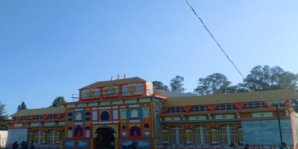 देहरादून में अखिल भारतीय विद्यार्थी परिषद का अधिवेशन स्थल का चित्र।