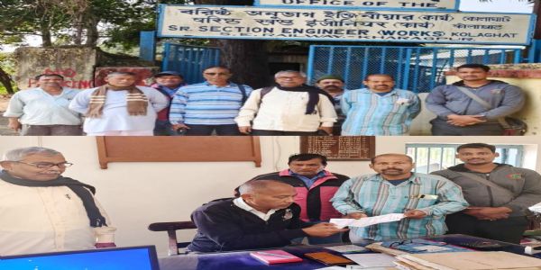 कोलाघाट फूलबाज़ार को आधुनिक बनाने की मांग पर ज्ञापन