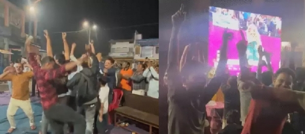 मप्र में जश्न, जमकर हुई आतिशबाजी