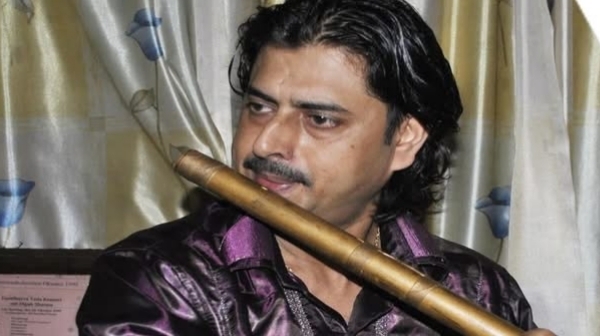 Renowned Flutist Deepak Sharma.
