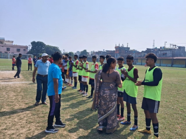 जिला स्तरीय फुटबॉल प्रतियोगिता