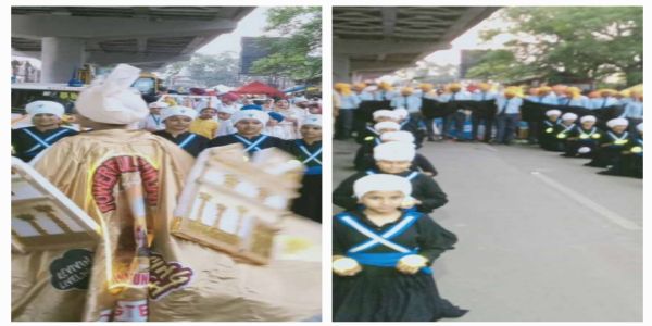 गुरु नानक देव जी के प्रकाश पर्व पर निकाला गया भव्य नगर कीर्तन