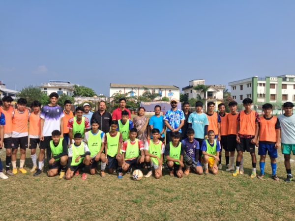 जिला स्तरीय फुटबॉल प्रतियोगिता