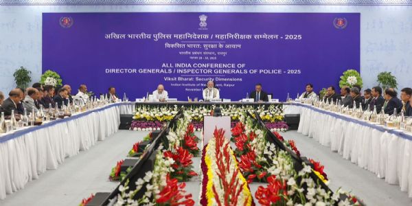 प्रधानमंत्री माेदी की अध्यक्षता में डीजीपी-आईजीपी कॉन्फ्रेंस का आज अंतिम दिन