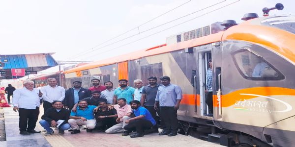 कोटा मंडल में वंदे भारत स्लीपर ट्रेन का 180 किमी प्रति घंटे की रफ्तार से सफल स्पीड ट्रायल