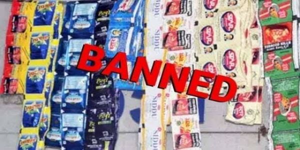 गुटखा और पान मसाला के उत्पादन, भंडारण व बिक्री पर एक वर्ष के लिए फिर लगा प्रतिबंध