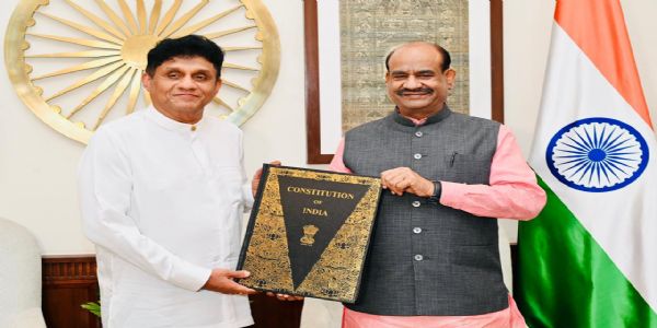 भारत-श्रीलंका संबंध लोकतांत्रिक साझेदारी की मिसाल : ओम बिरला