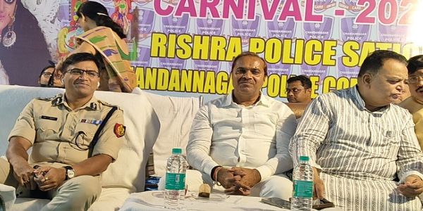 रिषड़ा जगद्धात्री पूजा का विसर्जन कार्निवल के साथ संपन्न