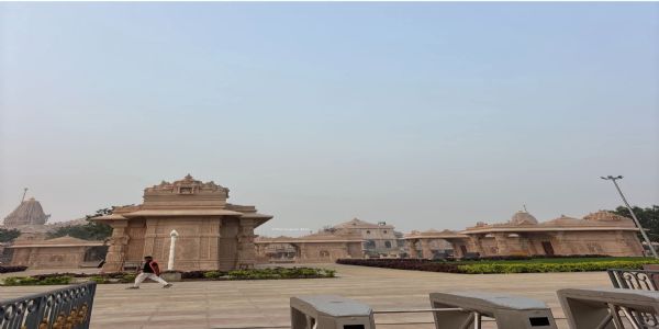 श्री राम मंदिर ट्रस्ट ने जारी किए मंदिर का ताजा छाया चित्र