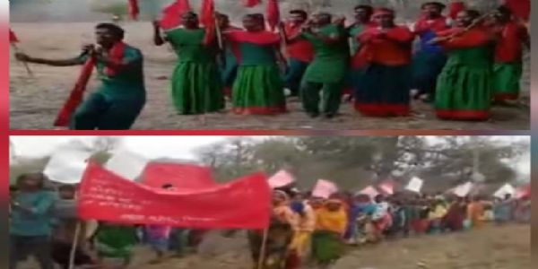 नक्सली अपने बचे हुए साथियों को आत्मसमर्पण से रोकने, नाट्य मंडली के गाने का वीडियाे किया जारी