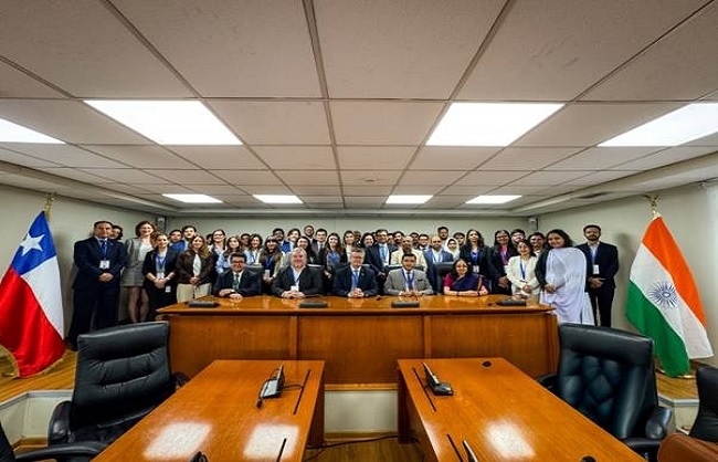 भारत-चिली सीईपीए वार्ता का तीसरा दौर सफलतापूर्वक संपन्न का जारी फोटो भारत-चिली सीईपीए वार्ता का तीसरा दौर सफलतापूर्वक संपन्न का जारी फोटो