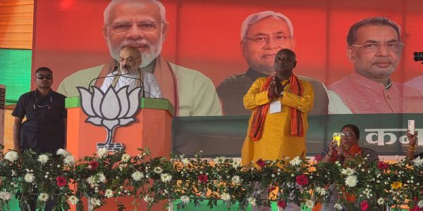 जंगलराज को रोकने का काम पीएम मोदी और सीएम नीतीश कुमार की जोड़ी ही कर सकती :अमित शाह