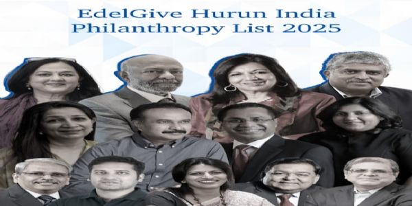 शिव नादर चौथी बार बने सबसे बड़े दानदाता, हुरुन फिलैंथ्रोपी लिस्ट जारी