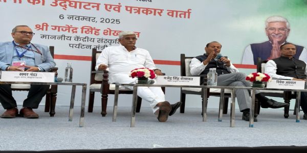 राष्ट्रीय गीत वंदे मातरम् के 150 वर्ष पूर्ण होना “विविधता में एकता के महादेश भारत” की सामूहिक कंठ ध्वनि का स्वस्फूर्त जन उत्सव: गजेन्द्र सिंह शेखावत