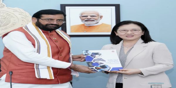 मुख्यमंत्री ने टेस्ला को हरियाणा में मैन्युफैक्चरिंग यूनिट लगाने का दिया आमंत्रण