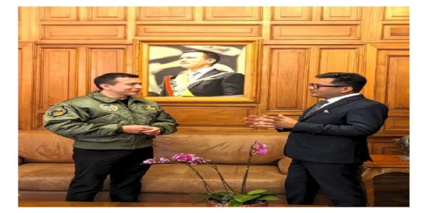 केंद्रीय मंत्री पबित्र मार्घेरिटा ने इक्वाडोर के राष्ट्रपति डेनियल नोबोआ से की मुलाकात