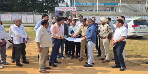 राष्ट्रपति द्रौपदी मुर्मु के प्रवास काे लेकर तैयारियाें का निरीक्षण राष्ट्रपति द्रौपदी मुर्मु के प्रवास काे लेकर तैयारियाें का निरीक्षण