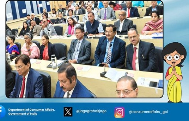 कार्यक्रम को संबोधित करते उपभोक्ता मामलों के विभाग की सचिव निधि खरे कार्यक्रम को संबोधित करते उपभोक्ता मामलों के विभाग की सचिव निधि खरे