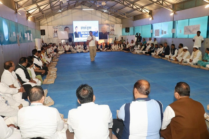 कांग्रेस के जिला एवं शहर अध्यक्षों के प्रशिक्षण शिविर को संबोधित किया