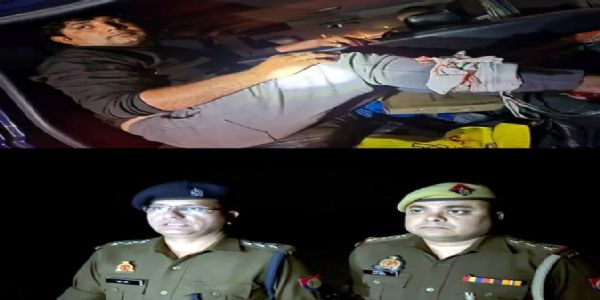 नौ साल से फरार इनामी गौ-तस्कर सिराज मुठभेड़ में गिरफ्तार