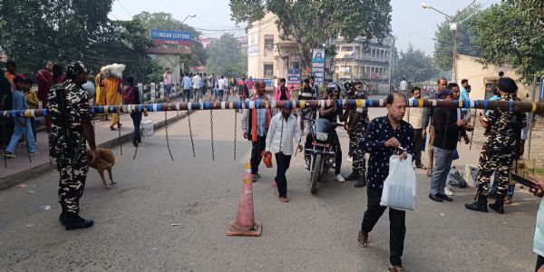 बिहार विधानसभा के दूसरे चरण के चुनाव को लेकर रक्सौल बार्डर किया गया सील