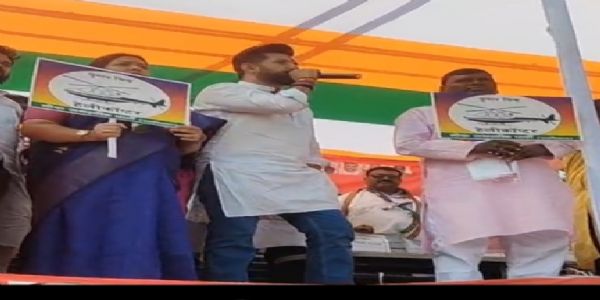 बिहार के विकास व जंगल राज से बचाने को ले एनडीए को करें वोट चिराग पासवान