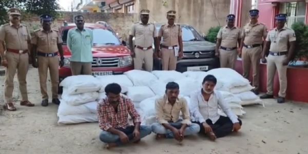 तमिलनाडु की तिंडीवनम पुलिस ने तीन तस्करों को किया गिरफ्तार, 7 लाख मूल्य के प्रतिबंधित तंबाकू उत्पाद जब्त
