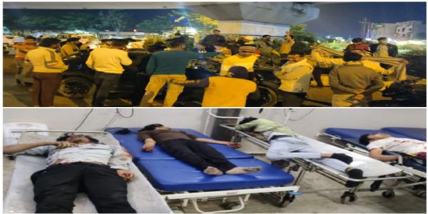 राजगढ़ःतेज गति से जा रही कार पलटने से एक की मौत, तीन गंभीर घायल