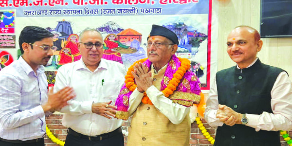 उत्तराखंड की 25 वर्ष की विकास यात्रा अद्भुत और अकल्पनीय: प्रो. जोशी